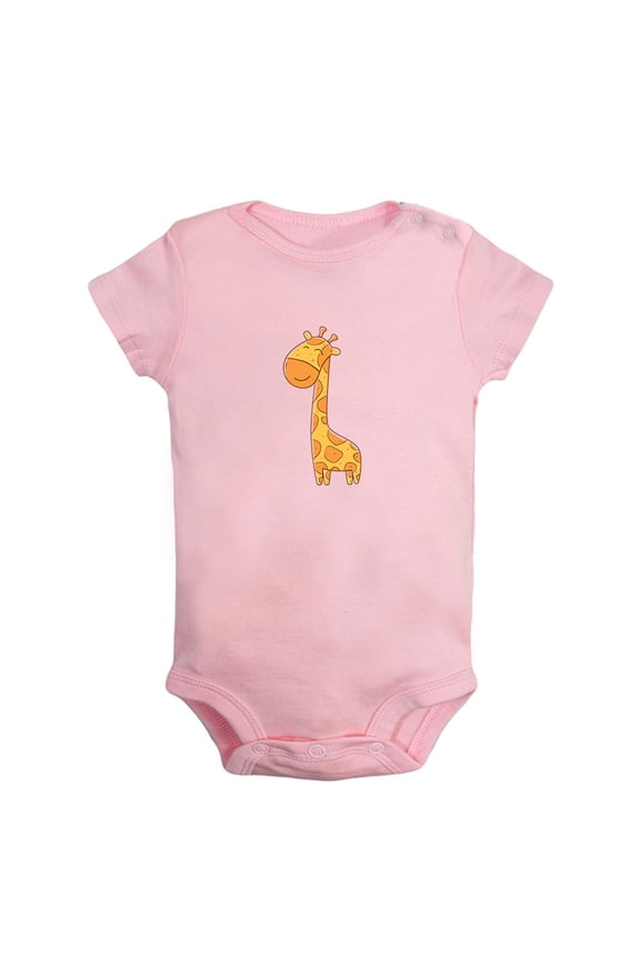 Mam's Little Cutie Funny Rompers For Babies, Animal Giraffe Pattern Jumpsuit, Newborn Baby Unisex Bodysuits, Infant Jumpsuits, Toddler 0-24 Months Kids One-Piece Oufits
