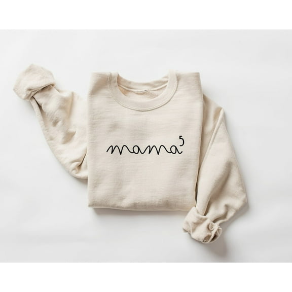 Mama of 5 Sweatshirt, Mom of Five Sweater, Mom of 5 Gift, Mama of Five Gift, Mom5 Sweater, Mom Crewneck, Mother of 5 Crewneck Sweatshirt TSHIRT All Size S-5XL