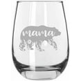 thumbnail image 1 of Mama Bear 2 Mother's Day Etched 15.25oz Libbey Stemless Wine Glass, 1 of 1