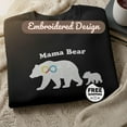 thumbnail image 1 of Mama Bear Autism Awareness Sweatshirt: Embroidered Infinity Symbol, 1 of 4