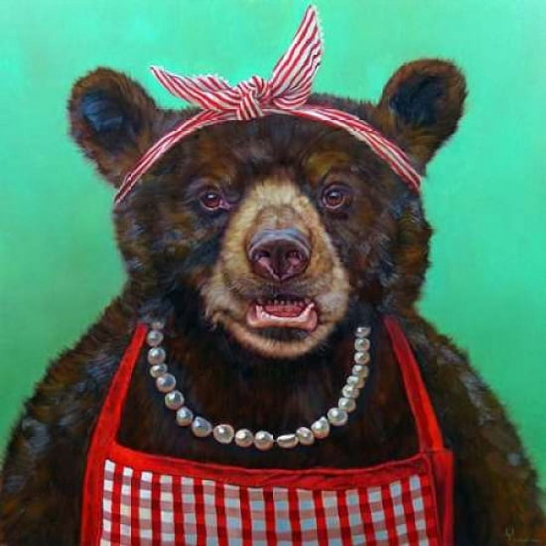 Mama Bear Canvas Art - Lucia Heffernan (24 x 24)