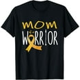 thumbnail image 1 of Mama Bear Childhood Cancer Awareness Mom Of A Warrior T-Shirt, 1 of 4