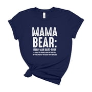 Mama Bear Definition Shirt Funny Mom Graphic Tee Women Mothers Day Gift