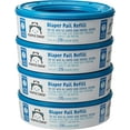 thumbnail image 1 of Mama Bear Diaper Pail Refills for Diaper Genie Pails, 1080 Count (4 Packs of 270 Count), 1 of 4