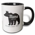 thumbnail image 1 of Mama Bear Established 2007 11oz Two-Tone Black Mug mug-266132-4, 1 of 3