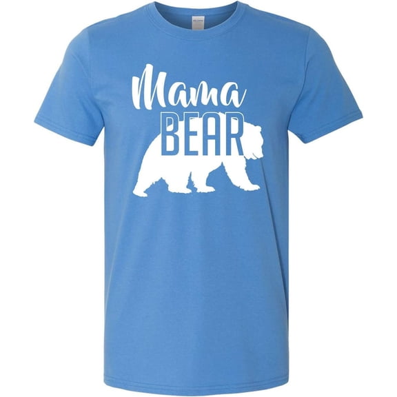 Mama Bear Funny T Shirt for Moms Womens Gift Idea Novelty Wild Animal Family Tee