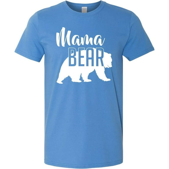Mama Bear Funny T Shirt for Moms Womens Gift Idea Novelty Wild Animal Family Tee
