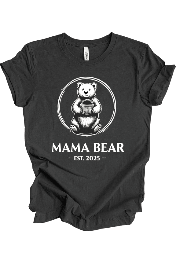 Mama Bear Gift For Mom New Mother Expecting Baby Shower Gift T-Shirt, Vintage T-Shirt - All Sizes S-5Xl, Gategoo