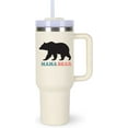 thumbnail image 1 of Mama Bear Gifts Tumbler.40oz Mama bear Tumbler with Handle.Mama Bear Cups Tumbler.Mothers Day Gifts.40 oz Christmas Birthday for Mama Bear., 1 of 6