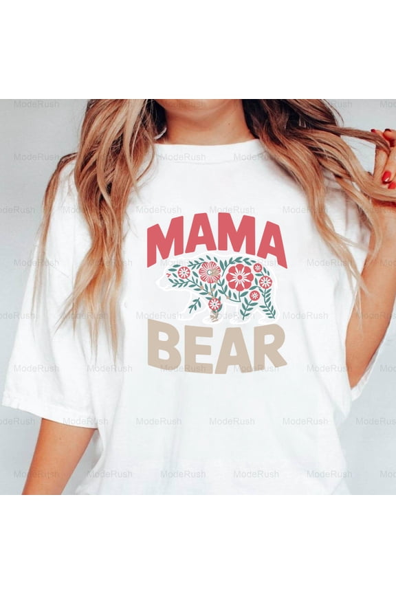 Mama Bear Grandma Bear Mother's Day Family Matching Nickname New Unisex T-Shirt, up to size 5XL