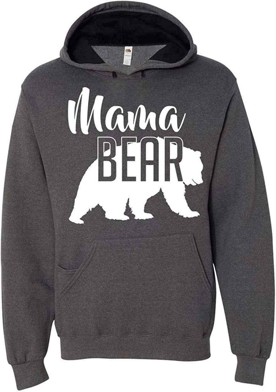 Mama Bear Hoodie Mom Women Soft Hoodie Adult Unisex Men's Women's ...