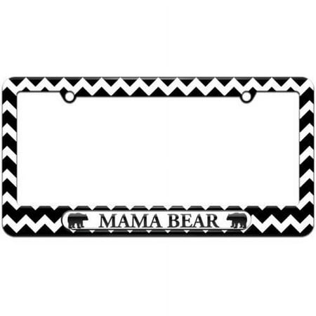 Mama Bear License Plate Tag Frame, Multiple Colors