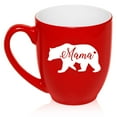 thumbnail image 1 of Mama Bear Mom Mother Ceramic Coffee Mug Tea Cup Gift (16oz Red), 1 of 2