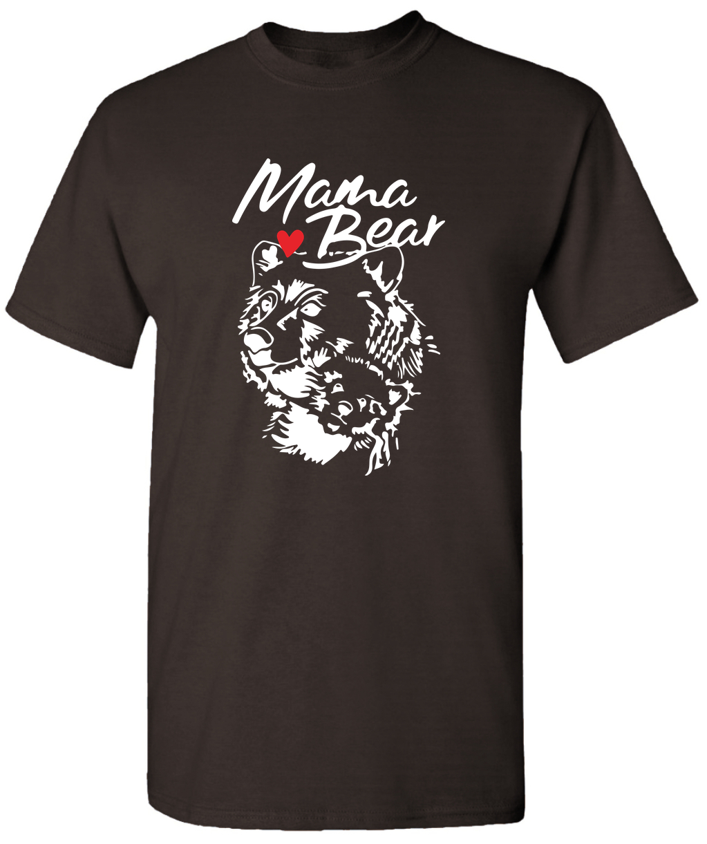 Mama Bear Mom Shirts Mom Humor Graphic Tees Mom T-Shirt Mama T-Shirt