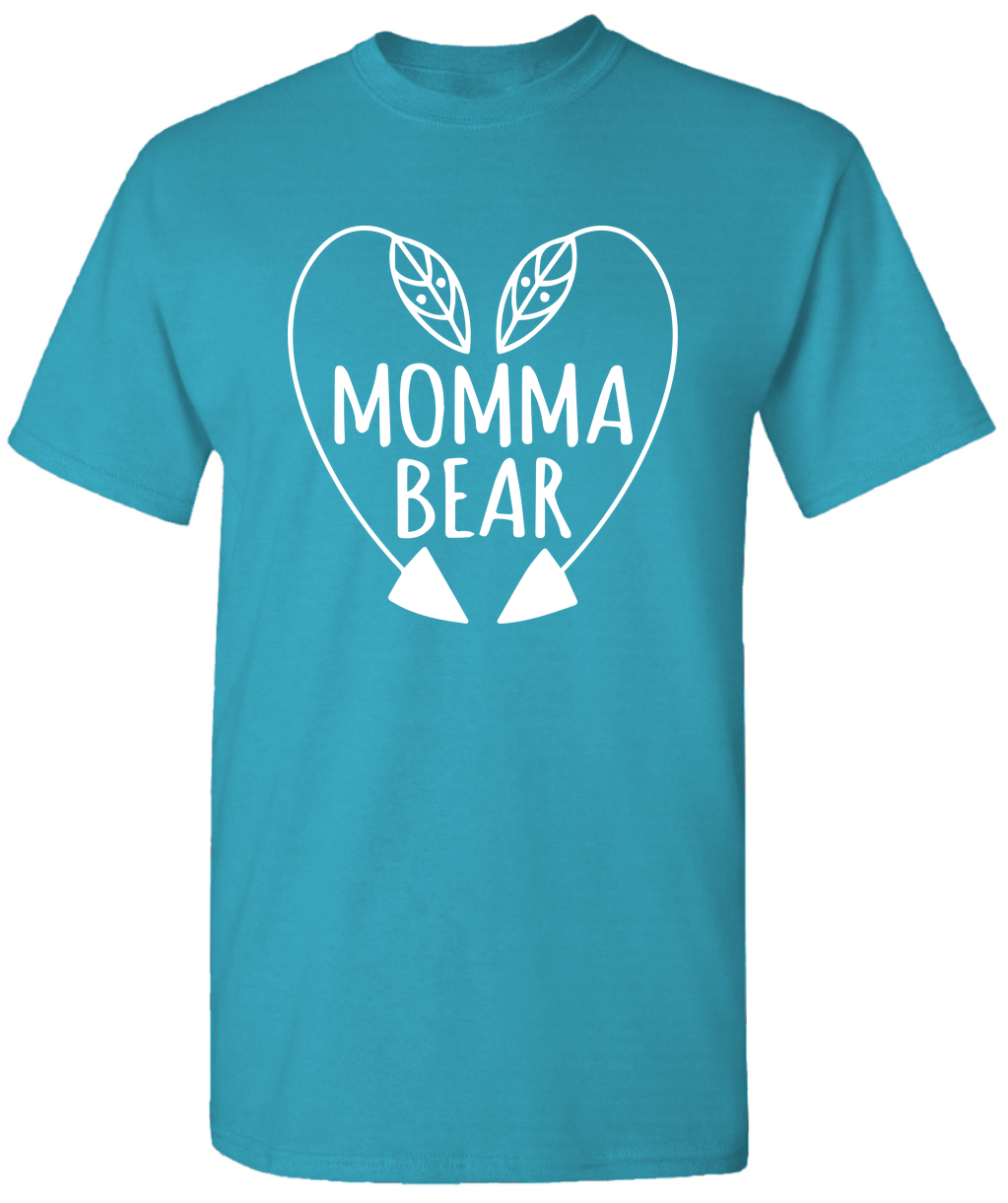 Mama Bear - Mama Bear T-Shirt - Mom Quotes T-Shirt Funny Mom Shirt