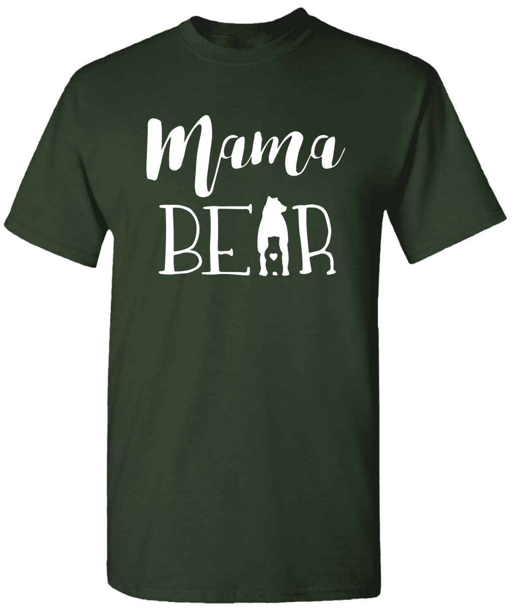 Mama Bear - Mama Bear T-Shirt - New Mom T-Shirt Quirky Mom T-Shirt