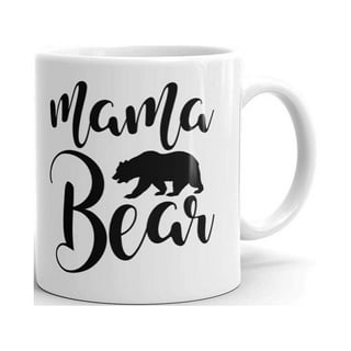 3D Bear Mug , Mama Bear with Cubs, 11 & 15 Oz Mug