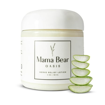 Mama Bear Oasis Magnesium Lotion for Feet & Legs, Fast-Absorbing, Non-Greasy, 4oz
