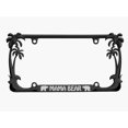 thumbnail image 1 of Mama Bear Palm Tree Style Metal License Plate Frame Personalized/Car Accessories Car Tag Holder Cover (Black/Silver), 1 of 2