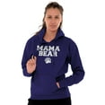 thumbnail image 1 of Mama Bear Paw Print Cute Mothers Day Women Plus Size Graphic Pullover Hoodie Brisco Brands 2X, 1 of 3