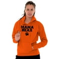 thumbnail image 1 of Mama Bear Paw Print Cute Mothers Day Women Plus Size Graphic Pullover Hoodie Brisco Brands 3X, 1 of 3