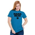thumbnail image 1 of Mama Bear Paw Print Cute Mothers Day Women's Graphic T Shirt Tees Brisco Brands 3X, 1 of 6