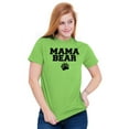 thumbnail image 1 of Mama Bear Paw Print Cute Mothers Day Women's Graphic T Shirt Tees Brisco Brands S, 1 of 6