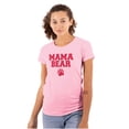 thumbnail image 1 of Mama Bear Paw Print Cute Mothers Day Womens Slim Fit Graphic Tee Brisco Brands L, 1 of 4