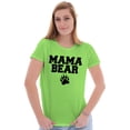 thumbnail image 1 of Mama Bear Paw Print Cute Mothers Day Women's T Shirt Ladies Tee Brisco Brands S, 1 of 5