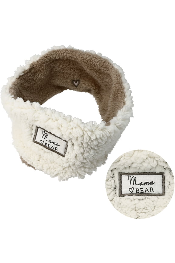 Mama Bear - Sherpa Lined, Fleece Headband