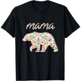 thumbnail image 1 of Mama Bear Shirt Floral, Mama Bear Watercolor Roses T-Shirt, 1 of 3