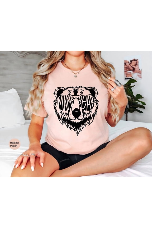 Mama Bear Shirt, For Mom, Baby Shower , Pregnancy Reveal Shirt, Cute Mom Shirt, Mother Idea, Animal Naturel Lover Shirt