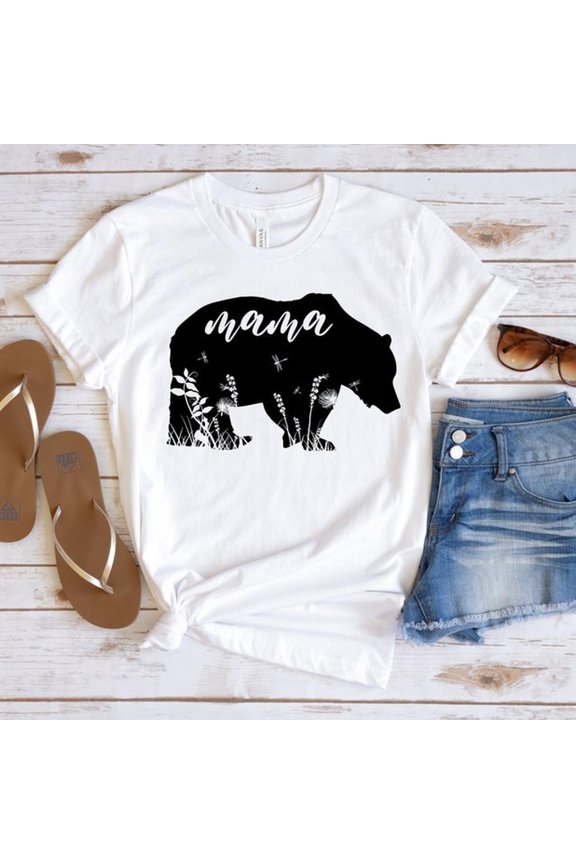 Mama Bear Shirt, Funny Mom Shirt, Mothers Day Gift, Gift for Her, Mom T-Shirt, Birthday Gift Mom, Cute Mama Shirt, Mama Bear, Bear Lover T-EE