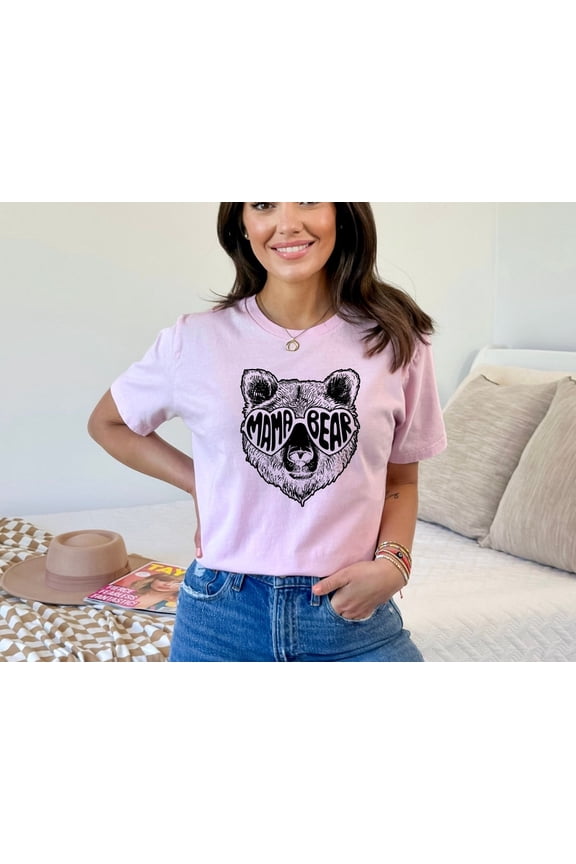 Mama Bear Shirt, Mothers Day , Mama Bear , For Mom,Baby Shower S, Animal Naturel Lover Shirt, Cute Mama Bear Shirt, Mom Life All Size S-5XL