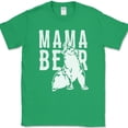 thumbnail image 1 of Mama Bear T-Shirt Funny Mothers Day Mom Parenting Humor Gift Tee - Green, 2XL, 1 of 1