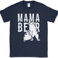 thumbnail image 1 of Mama Bear T-Shirt Funny Mothers Day Mom Parenting Humor Gift Tee - Navy, 3XL, 1 of 1