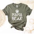 thumbnail image 1 of Mama Bear T-shirt Mother's Day Shirt Mom Life Gift Mommy Shirts New Tee Floral Top Cute Mom Women's T- For Mother Mothers Fun Gigi Mimi, 1 of 3