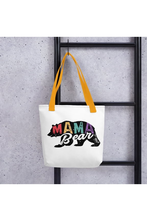 Mama Bear Tote bag (Yellow)
