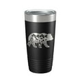 thumbnail image 1 of Mama Bear Tumbler Travel Mug Insulated Laser Engraved Coffee Cup Momma Mom Mother's Day Gift Cute 20 oz Black, 1 of 5