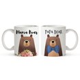 thumbnail image 1 of Mama Bear and Papa Bear Coffee Mugs,Father's Day Mother's Day gifts for Mom and Dad,Valentine's Day Christmas Gifts for Parents, 1 of 6