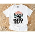 thumbnail image 1 of Mama Bear with Cubs T-Shirt , Hoodie , Sweatshirt Retro Mountain Design for Mother's Day, for men & women, up to size 5XL, 1 of 3