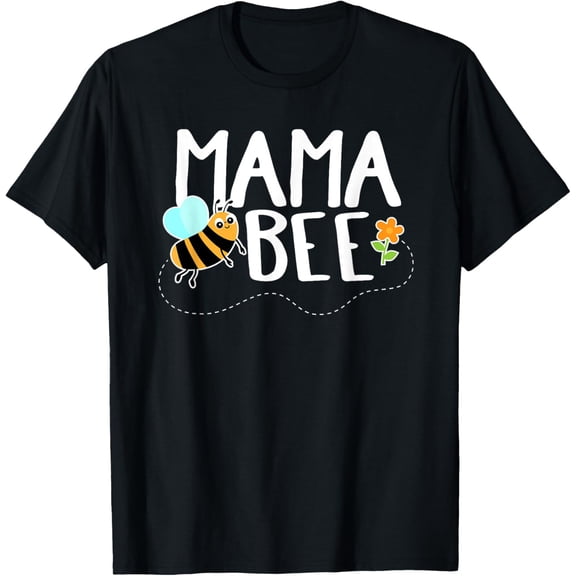 Mama Bee Flower Garden T-Shirt mens t shirt，black，women，funny，misfits，men，journey