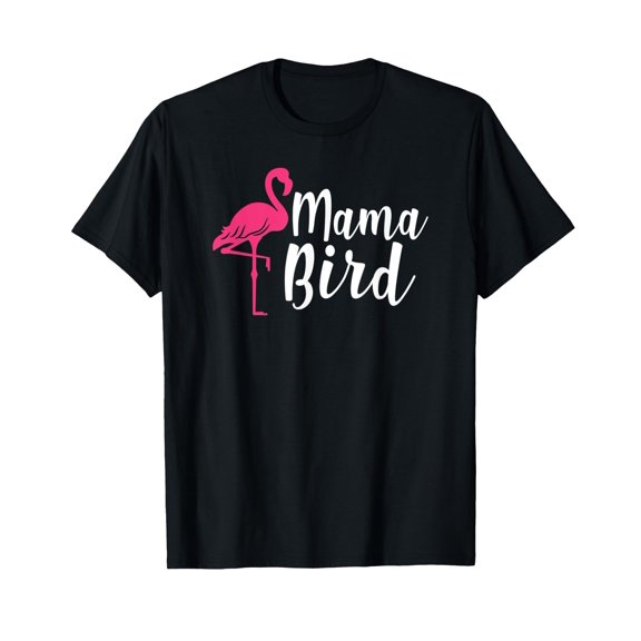 Mama Bird Flamingo Lover Mother Day T-Shirt