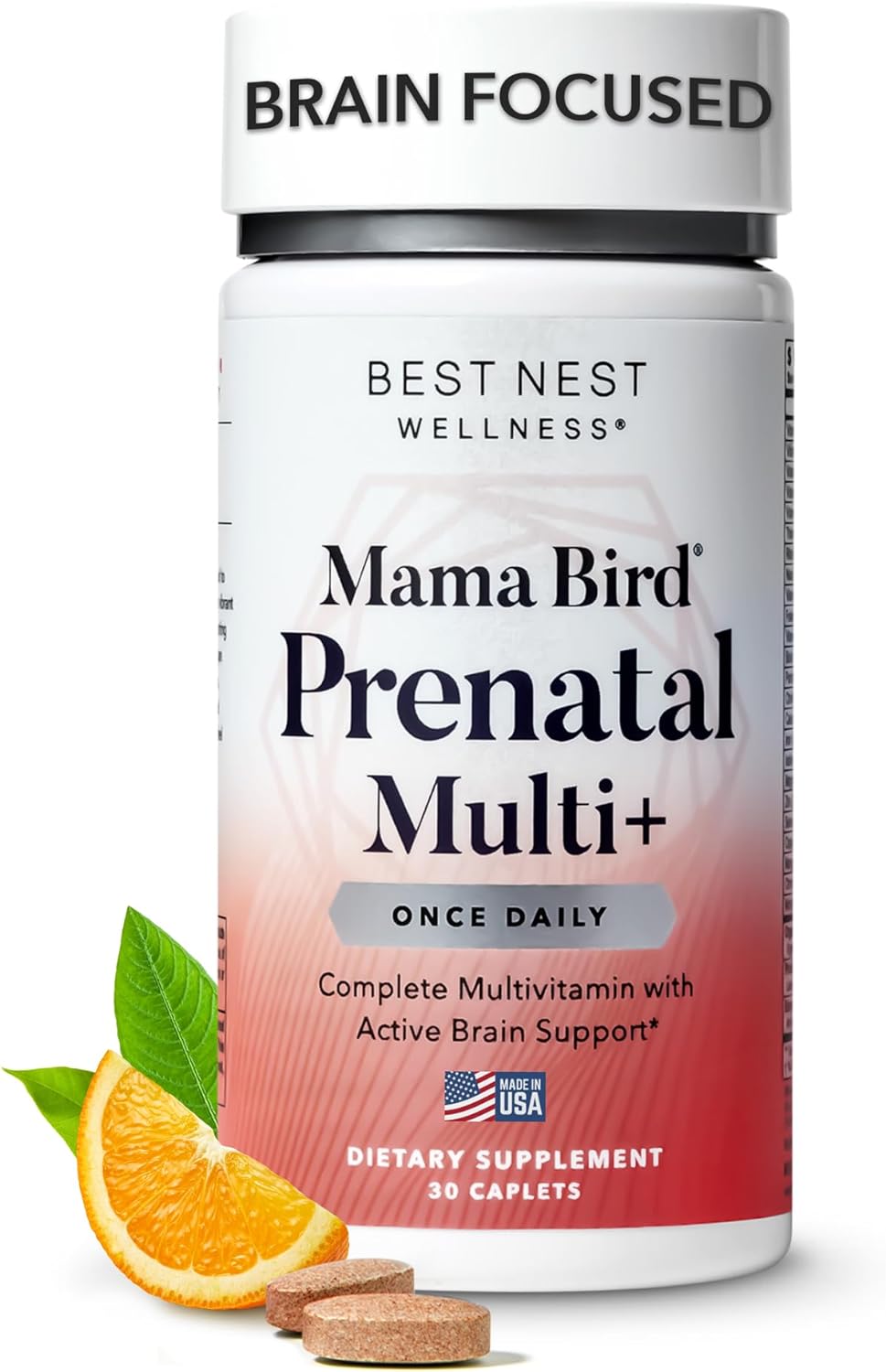 Best Nest Wellness Mama Bird Prenatal Vitamin Vegan Prenatal Vitamins