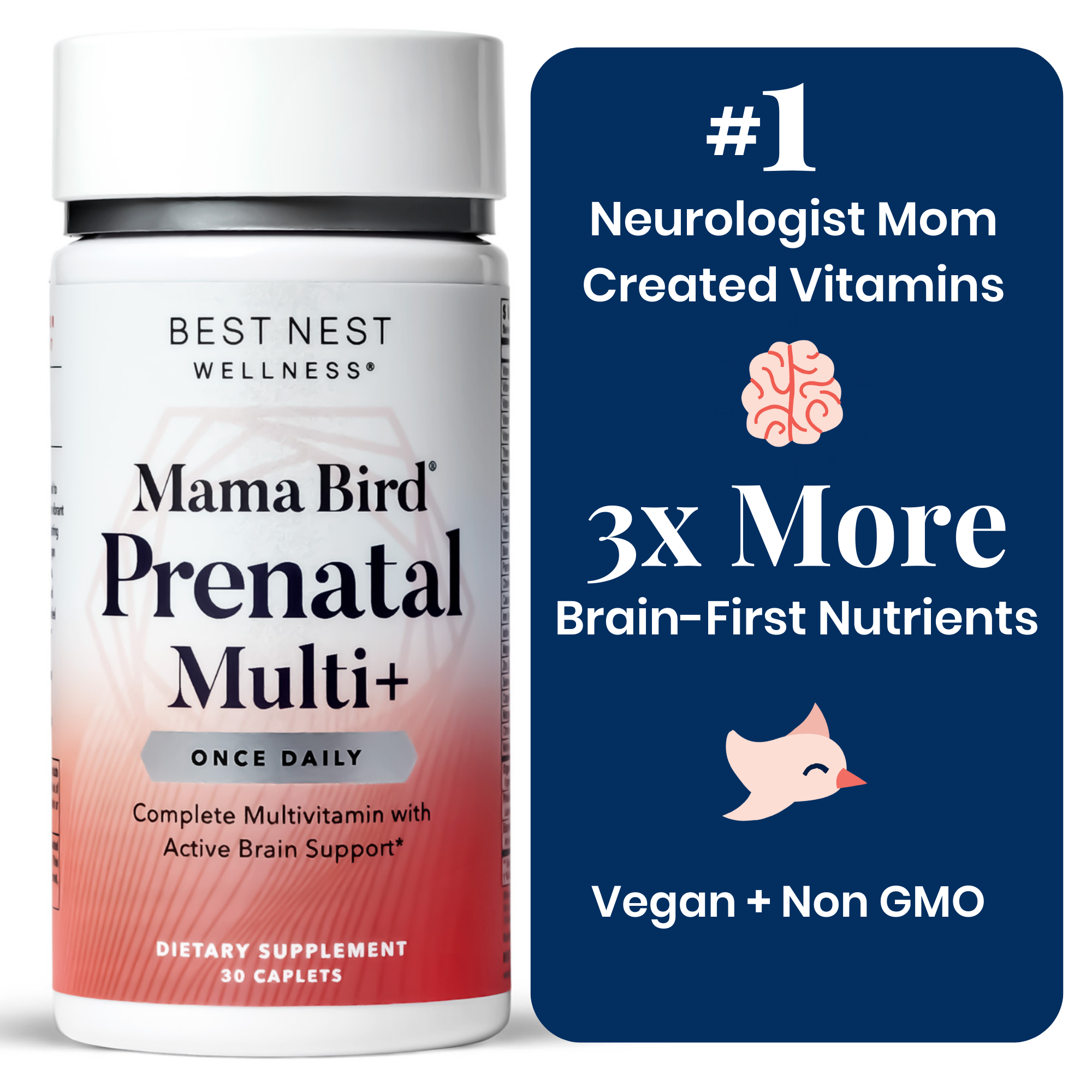 Rugby Prenatal Vitamins 100 Ct Pre Natal Multivitamin for Women