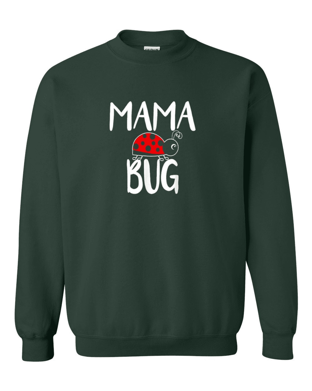 Mama Bug With A Red Ladybug For Cute Family Nature Theme Art Vibe ...