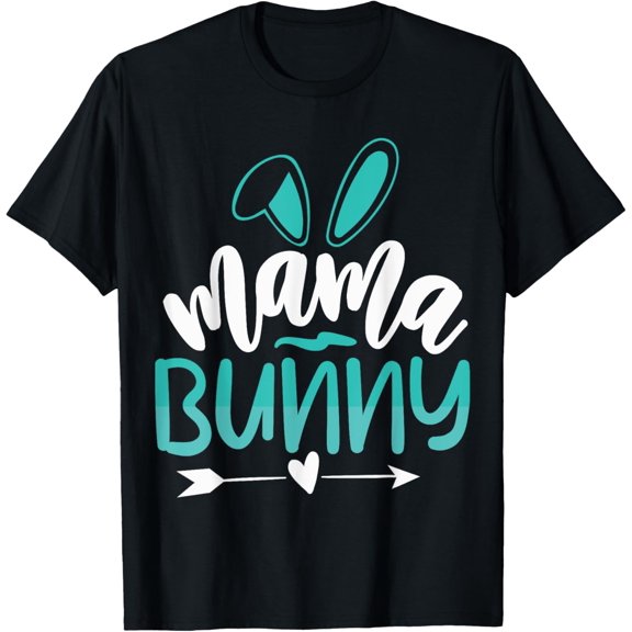 Mama Bunny T-ShirtCute Easter Family Couple Matching Outfit Gifts100% pure cotton