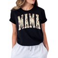 thumbnail image 1 of Mama Camouflage Mommy Funny Mom Life Graphic T-Shirt for Women, Casual Short Sleeve Crew Neck Tee, 1 of 7