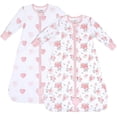thumbnail image 1 of Mama Cheetah Baby Sleep Sack With Sleeves, 0.5 TOG Organic Cotton Baby Wearable Blanket, Swaddle Transition Baby Sleeping Bag, Unisex, 12-18 Months, 2-Pack, 1 of 2