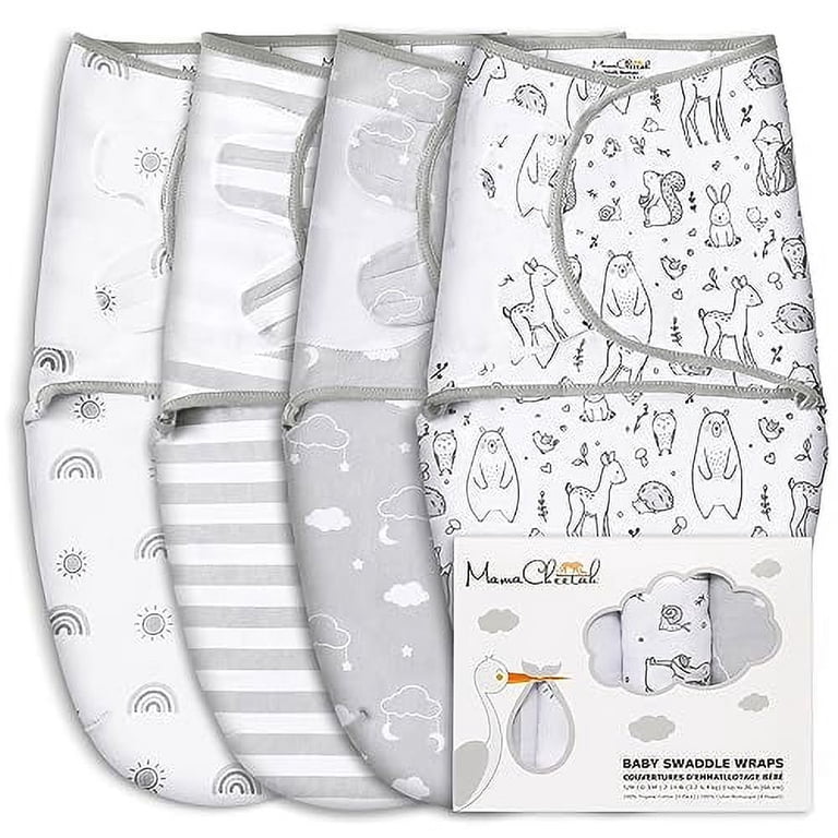 Mama Cheetah Baby Swaddle Blanket Easy Swaddle Sleep Sack, Adjusta 